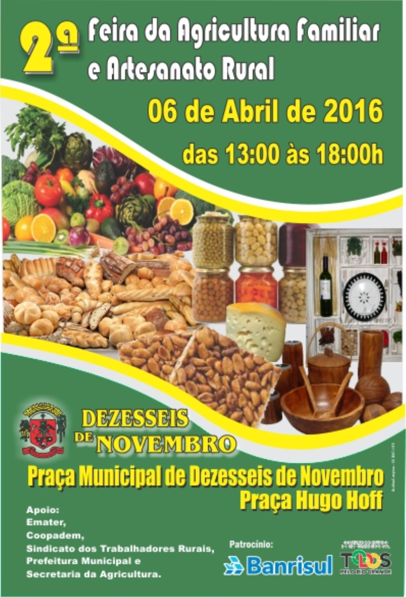 2ª FEIRA DA AGRICULTURA FAMILIAR E ARTESANATO RURAL